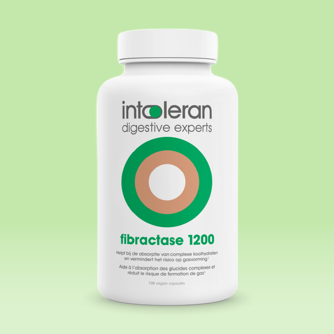 Intoleran fibractase 1200 (forte) - 108 capsules